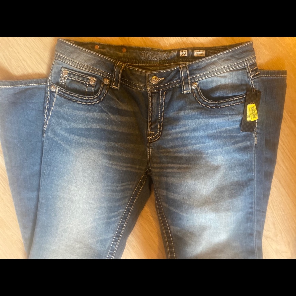 SOLD!! Miss me jeans brand new with tags size 32 - Picture 8 of 9